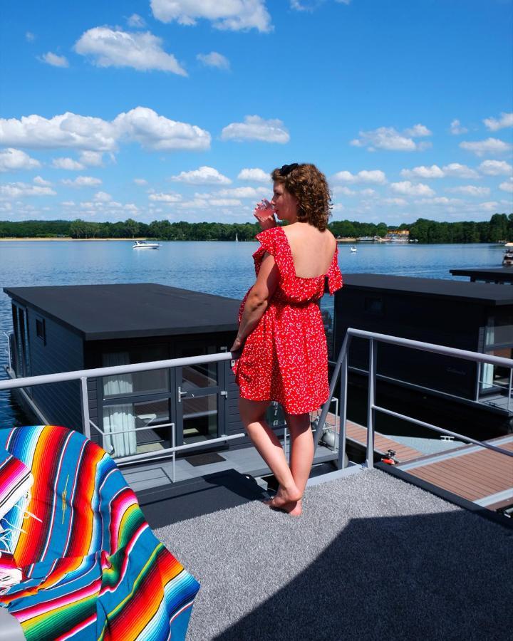 Houseboats Mookerplas Met Dakterras Middelaar Екстериор снимка