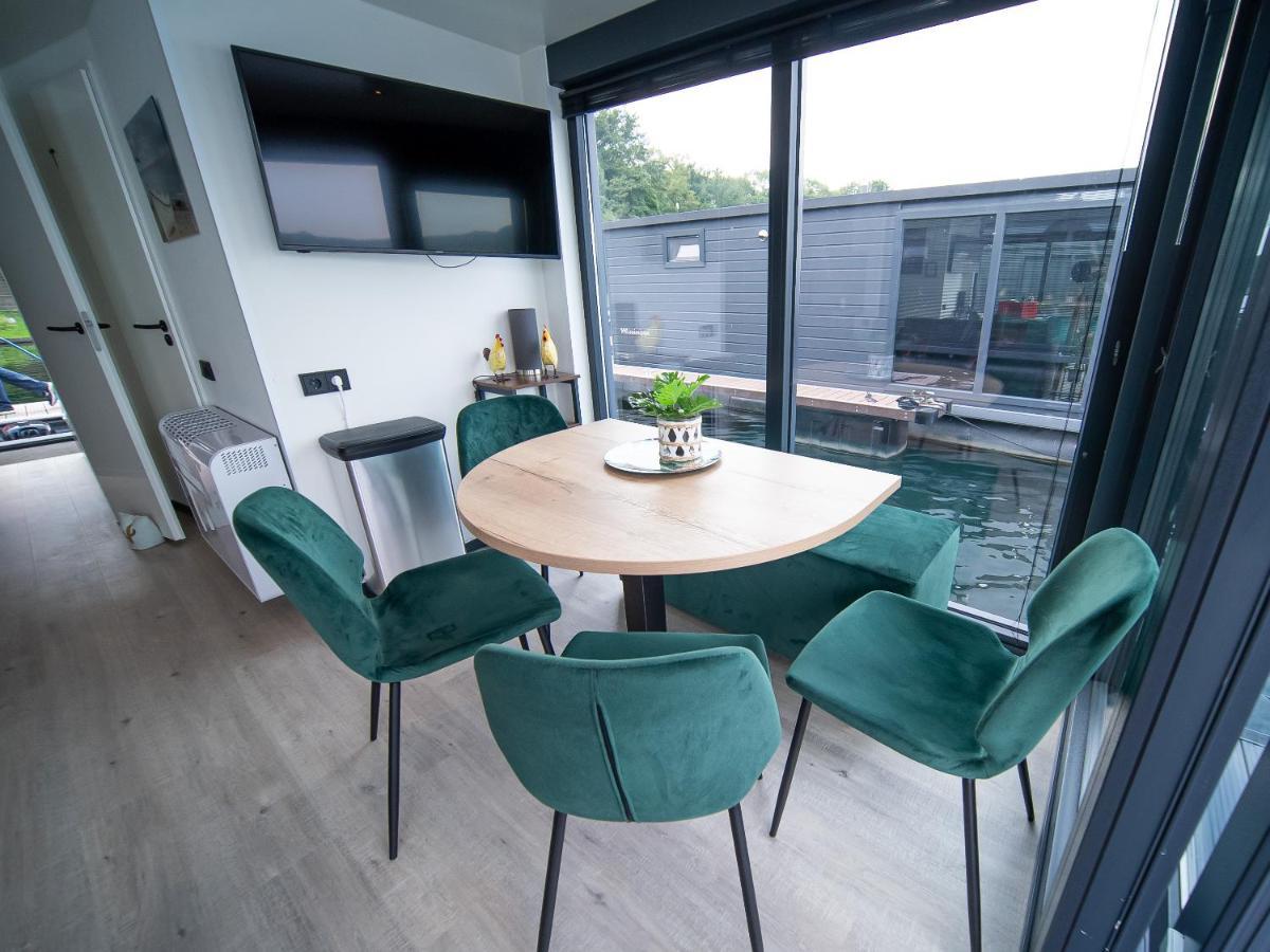 Houseboats Mookerplas Met Dakterras Middelaar Екстериор снимка